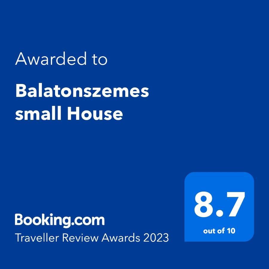 Balatonszemes Small House Exterior foto